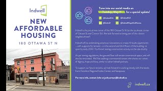 New affordable housing in Hamilton - 180 Ottawa St No