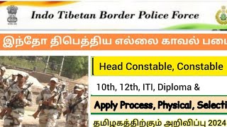 ITBP Constable 10th Pass, No Fees | Apply Now | Tamil 2025 tamil