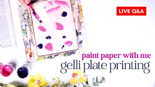 Level Up Your Mixed Media Art Skills | Gelli Printing