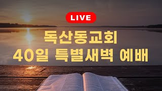 독산동교회 40일 특별새벽 예배 / 시기와 분쟁을 회개 (2021.11.18) 고린도전서 3장 3절 (신약P. 265면) / 엄성금 담임목사