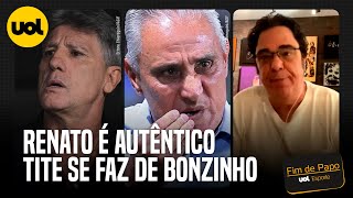 TITE E RENATO NA BRONCA COM IMPRENSA: 'UM É AUTÊNTICO, OUTRO SE FAZ DE BONZINHO', DISPARA CASAGRANDE