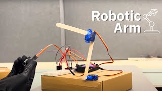 DIY Robotic Arm using Arduino UNO, Servo Motors \u0026 Joystick I Robo Army I Arduino Project