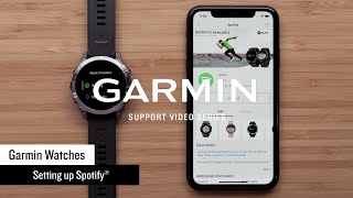 Support: Setting Up Spotify® on a Garmin Watch
