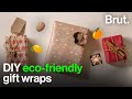 DIY eco-friendly gift wraps