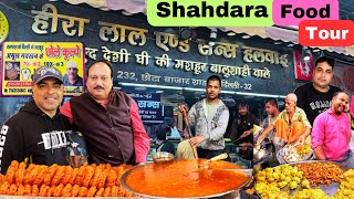 Best Of Delhi Street Food | Shahdara|Afeem wale Chole Bhature| Heera Lal ki Balushahi |Jalebi Poori|