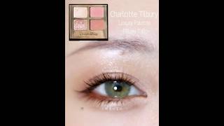 【Charlotte Tilbury】Pillow Talkアイシャドウの簡単アイメイクチュートリアル｜Eye Makeup Tutorial with Pillow Talk Eyeshadow