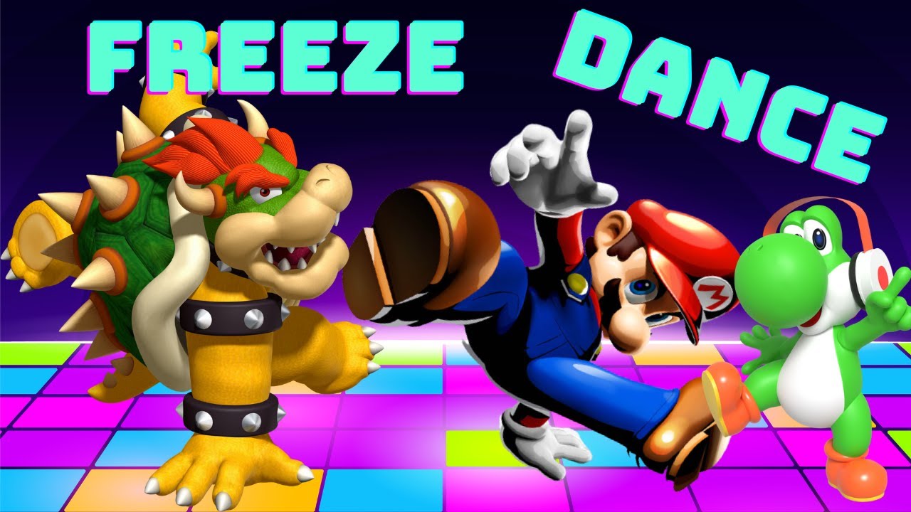 Super Mario Freeze Dance Brain Break Just Dance Youtube