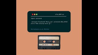 Python winsound - Play WAV files Python🔊