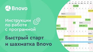 Быстрый старт и шахматка Bnovo