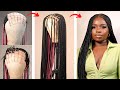 DIY CROCHET KNOTLESS CLOSURE BRAIDED WIG | HOW TO DIY YOUR OWN CLOSURE