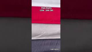 Polo Matty fabric