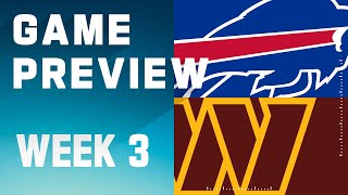 Buffalo Bills vs. Washington Commanders | 2023 Week 3 Game Highlights