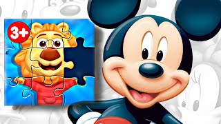Learning Puzzles with Mickey Mouse | Lush Star Kids #mickeymouse