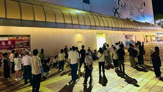 【 きゃない 】オリジナル曲だけで全国路上ライブ【47都道府県おまコレ全部生身でツアー】秋田県 / 秋田駅 (アゴラ広場)2024.8.29 (12/47×1日目)