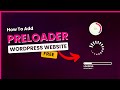 Create a Custom Page Loader with Lottie Animation in Elementor!