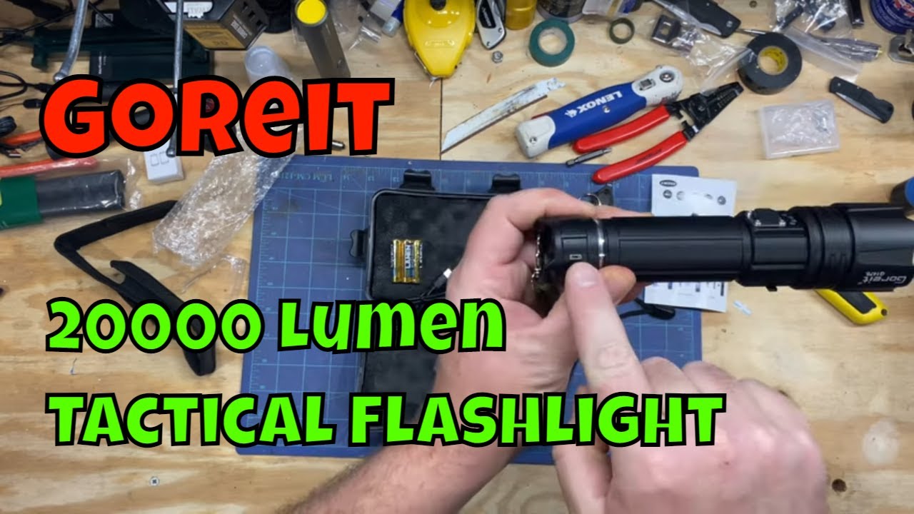 Get The Goreit 20000 Lumen Flashlight On Amazon For An Inexpensive ...