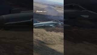 German Eurofighter Typhoons roar over fiery volcanic Iceland #nato