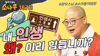 내 인생이 왜 이리 힘듭니까? |광우스님의 소나무 187회 전체영상 #광우스님#불교#스님법문