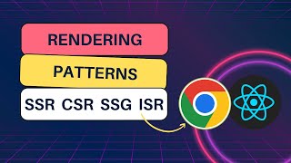 What is CSR SSR SSG and RSC | Rendering Patterns for Web Apps