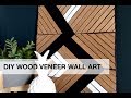 DIY Wood Veneer Wall Art