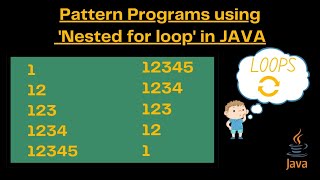 Java Pattern Programs for ICSE | Pyramid Patterns Using Nested For Loops Explained