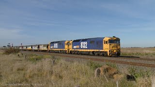 7731V Pacific National Grain Train - PoathTV Australian Railways