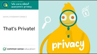 Lesson 3: That's private!