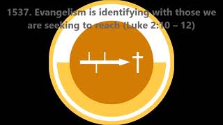 1537. Evangelism is identifying with those we are seeking to reach (Luke 2:10–12)