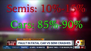 Truckers aren't typically at fault in crashes, ODOT says