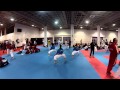 Venezuela Female Kata Team @ warm-up area - 2014 World Karate Championships