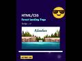 Parallax scrolling effect HTML & CSS #html