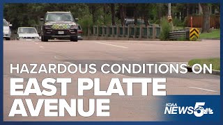 Colorado Springs residents worry about hazardous conditions of E Platte Ave