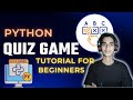 Quiz Game Using Python | Python Mini Projects | Python Project For Beginners | Tech Blooded