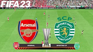 FIFA 23 | Arsenal vs Sporting CP - UEFA Europa League Round Of 16 - PS5 Gameplay