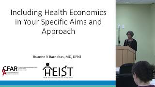 HEIST Workshop 2: Grant Writing (Health Economic Impact Studies for Translation)