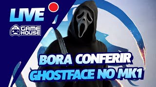 Jogando Mortal Kombat 1 e conferindo o Ghostface !pix