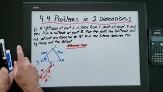 4.4 Problems in 2 Dimensions (Grade 11 University MCR3U)