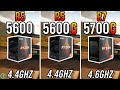 Ryzen 5 5600 vs Ryzen 5 5600G vs Ryzen 7 5700G