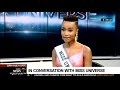 In conversation with Miss Universe