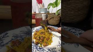 Arroz com linguiça