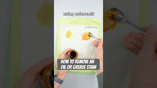 HOW TO REMOVE AN OIL / GREASE STAIN #oilstain #laundry