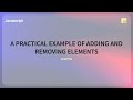 JavaScript: Adding and Removing Elements with createElement(), appendChild(), removeChild()