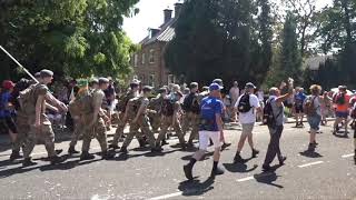 Swiss Armed Forces \u0026 Berne Cantonal Police Band at Nijmegen 4 Day March 2018