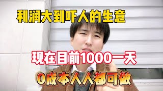 【副业推荐】亲测实战！利润大到吓人的小生意，目前一天1000，其实富起来也就一两年，适合性格内向的人！分享我的方法！！