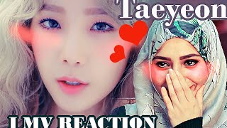 Taeyeon - I (feat. Verbal Jint) Music Video ARAB FAN REACTION