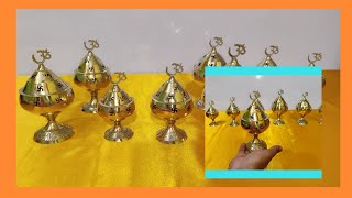 Pital diya | Diya | Fancy diya | पीतल दीया | दीया | Om diya