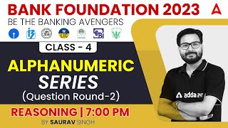 Alphanumeric Series Reasoning Tricks for Bank Exams 2023 by Saurav Singh | Class-4