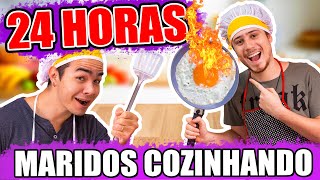 24 HORAS MARIDOS COZINHANDO PARA A FAMÍLIA! | Blog das irmãs