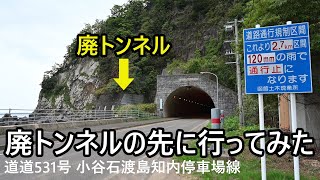 【廃道調査】道道531号の廃道調査と魔神の住む岬をドローンで偵察　 北海道知内町