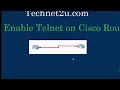 how to enable telnet on cisco router